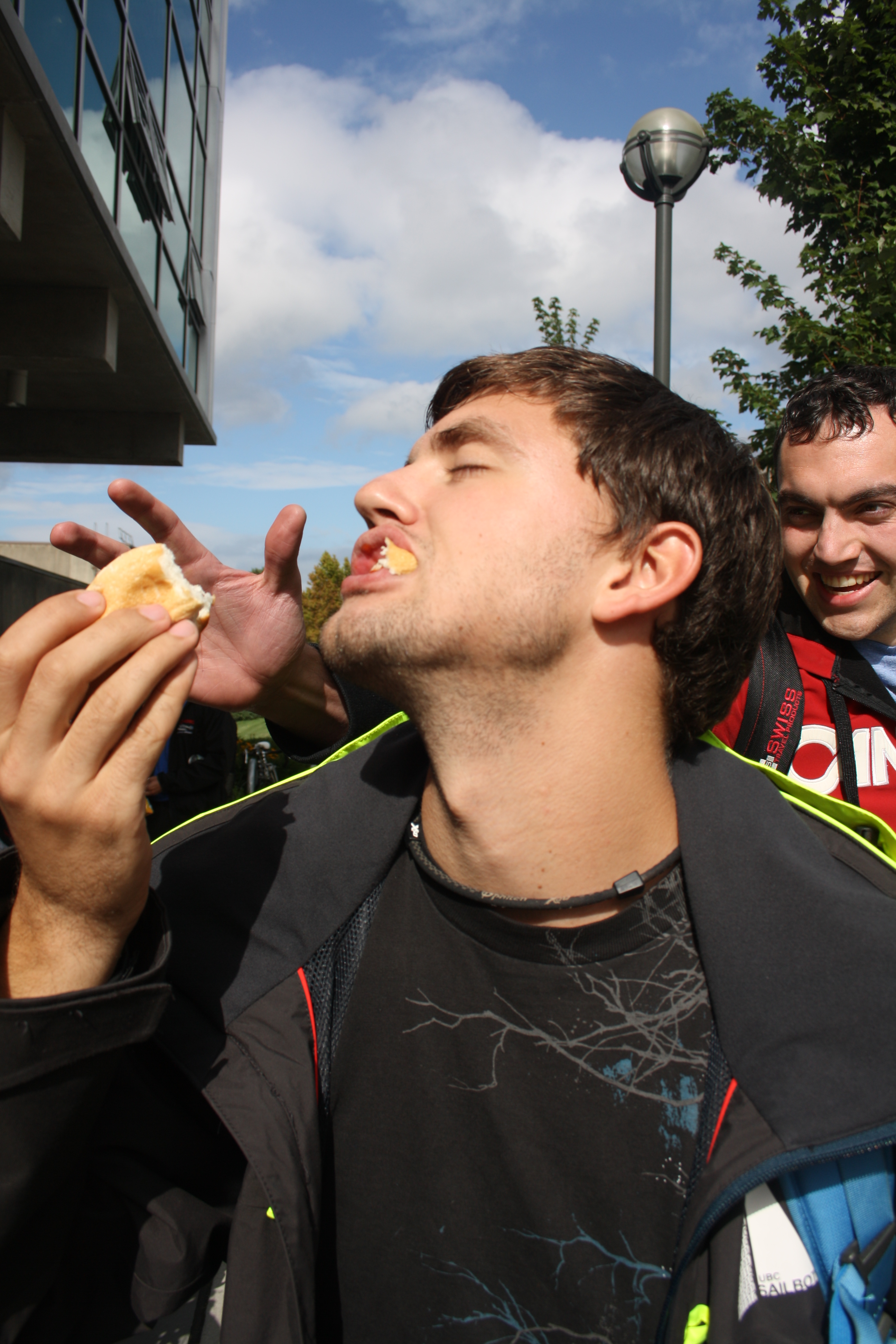Dobie Eating